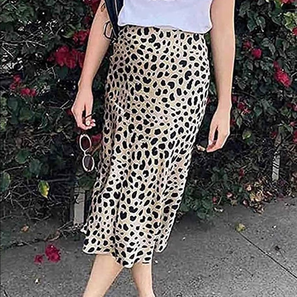 ☀️Leopard MIDI Skirt